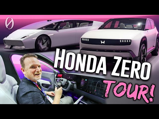 Honda 0 Series - INSIDE look! - SUV & Saloon TOUR (CES 2025)