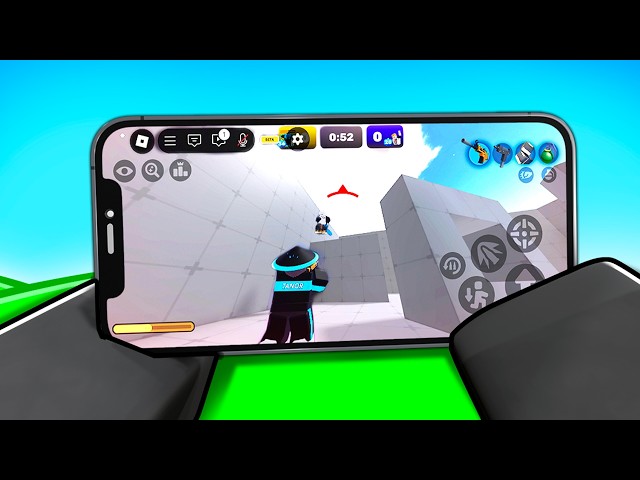 I tried MOBILE in Roblox Rivals for the first time..