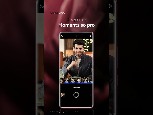 Infuse magic in your portraits with vivo V50's ZEISS B-Speed Bokeh