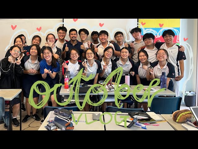 oct'23 vlog: last week of school :(