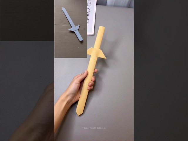 How to make a sword from paper / Diy Katana #shorts #ytshorts #ninja #trending