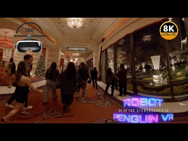 VR 180 3D walkthrough on New Year's Eve at Encore casino