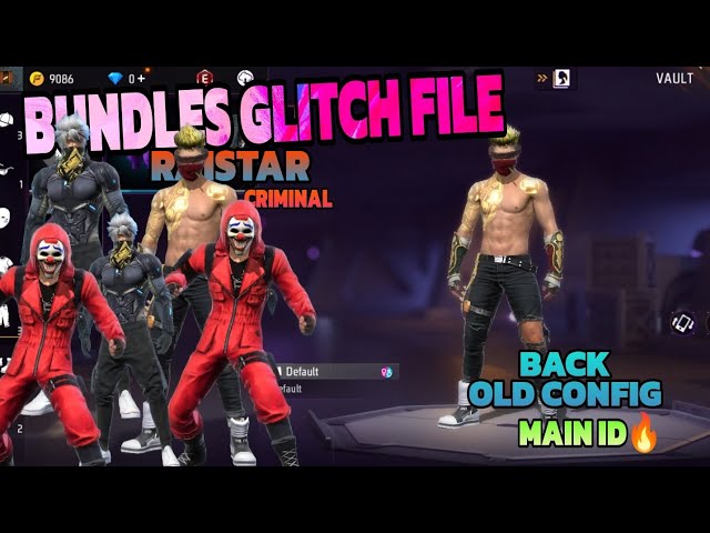 FREE FIRE OLD OP GLITCH FILE BUNDLES || GLITCH FILES/CONFIG FILES OLD SKIN TOOL IS NOW BACK