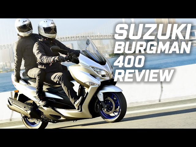 Suzuki Burgman 400 Review | Suzuki's flagship scooter tested on UK roads