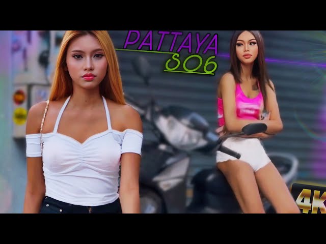 BEAUTIFUL THAI GIRLS IN PATTAYA SOI 6, NEW [4K] EXCITING Street Scenes, Thailand 2025