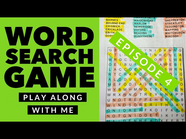 WORD SEARCH GAME - PLAY ALONG WITH ME PUZZLE In English similar to Wordle