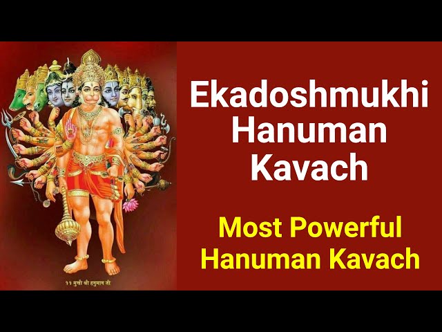 Ekadoshmukhi Hanuman Kavach - Most Powerful Hanuman Kavach