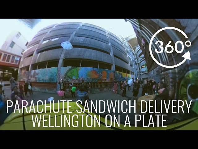 Parachute Sandwich Delivery - #WellyOnAPlate