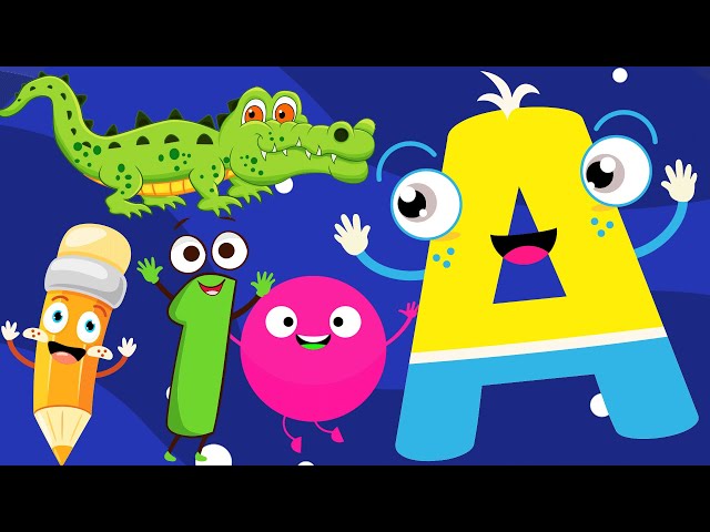 Learn ABC Phonics Shapes Numbers Colors | Preschool Learning Videos For 3 Year Olds | #kidsvideos