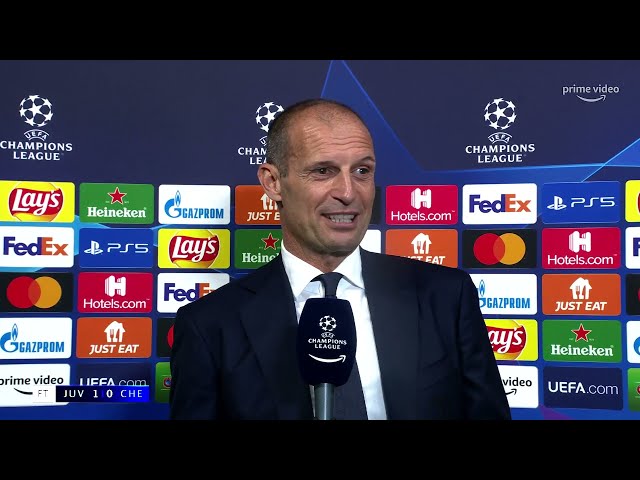 UEFA Champions League | Juventus-Chelsea 1-0 | Intervista a Massimiliano Allegri