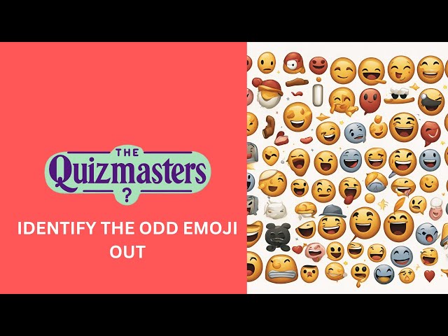 Can You Spot the Odd One out? Emoji Quiz Challenge