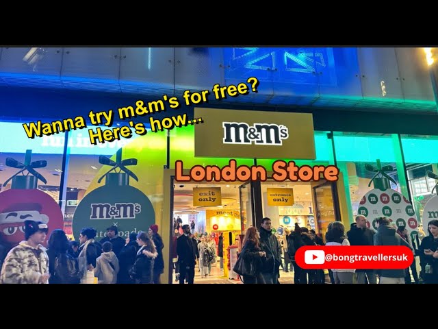 M&M's Store, London - Fancy m&m chocolates for Free?