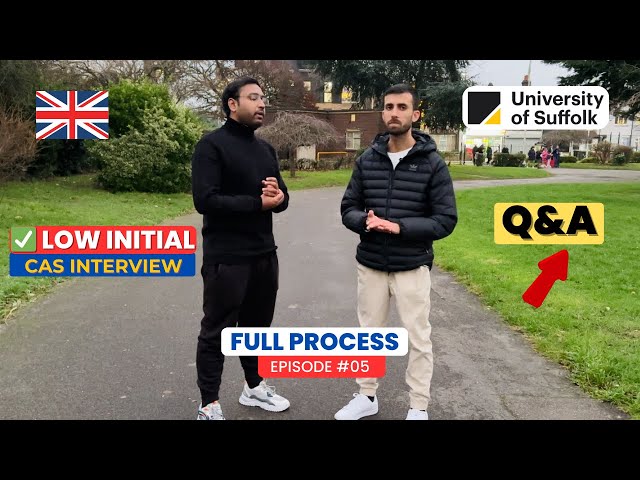 Suffolk University Student Interview 2025 | Accept MOI and Low Initial | Process Explanation