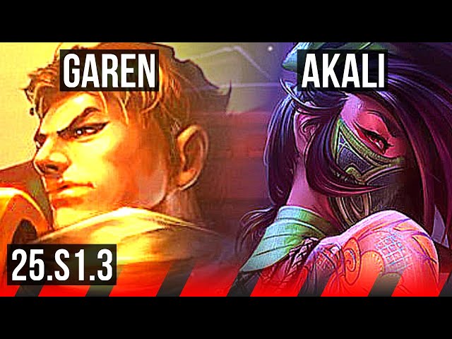 GAREN vs AKALI (TOP) | KR Diamond | 25.S1.3