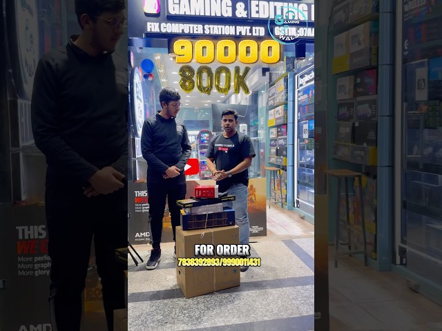 Amd Ryzen Rs-90000 मैं Full Gaming Pc Setup 🎮🚀 | Gaming Pc Wala | #gamingpcwala #shorts #pcsetup