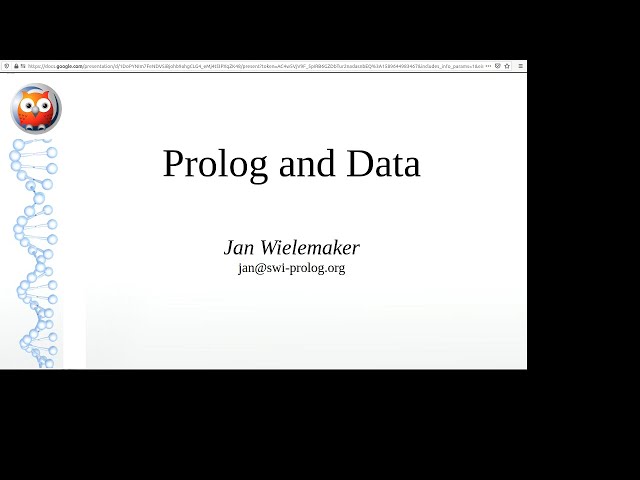 Jan Wielemaker- Storing Data in Prolog