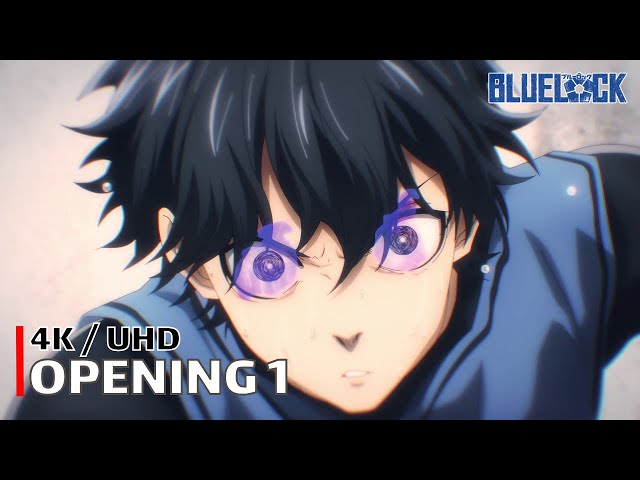 Blue Lock - Opening 1 (Chaos ga Kiwamaru) | 4K UHD Creditless | Subtitles