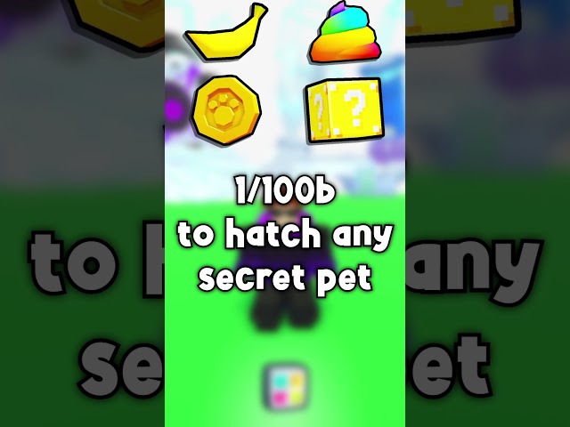 CHANCES For SECRET Pets In Pet Sim 99!