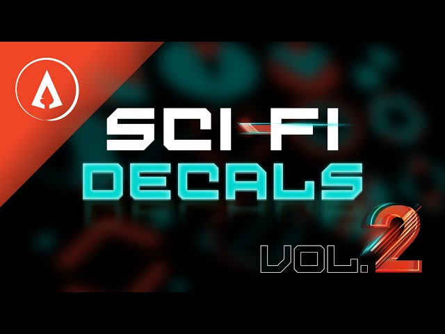 HG Decals - Sci Fi vol.2 - Unreal Engine 4 asset pack - UE4 Marketplace