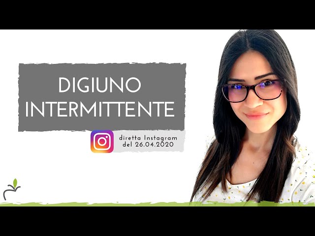 🍏DIGIUNO INTERMITTENTE