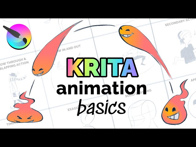 How to Animate in KRITA for Beginners!