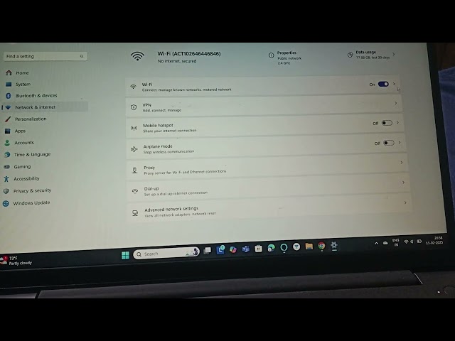 How To Connect Wi-Fi In Lenovo Laptop Windows 11