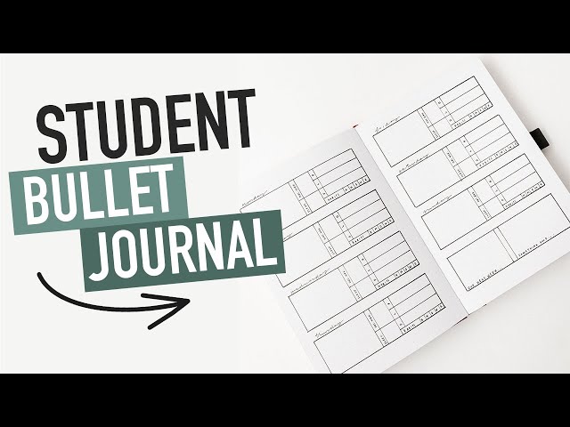 Bullet Journaling FOR STUDENTS | back-to-school planner for online work