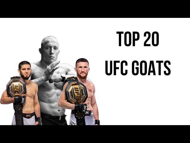 The Debate is OVER: The Real UFC Top 20 GOAT List