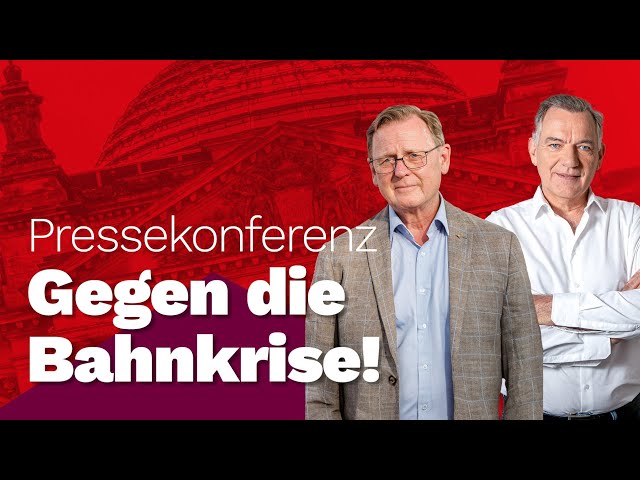 Bodo Ramelow & Jan van Aken: So Holen Wir Die Deutsche Bahn Aus Der Krise!