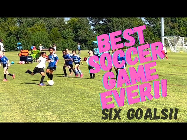 6 GOALS in ONE game!! Marcella Plays INCREDIBLE ⚽️🔥🔥 | U8 SOCCER GAME ⚽️ GIRLS LEAGUE