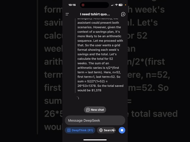 Deep Seek Logically Thinks Out Your Answer Bonkers Terminator Anyone🤣 #deepseek #ai