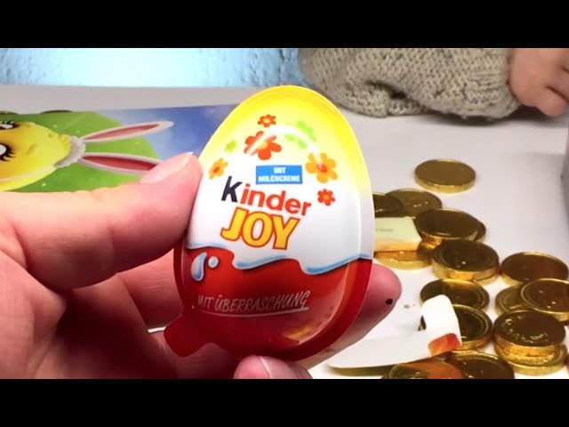 Kinder Surprise Eggs Joy and Easter Eggs Edition with Gerti