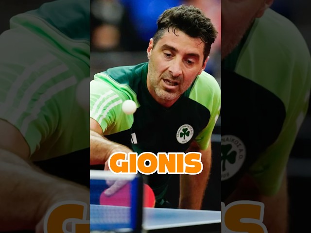 🔥 So difficult to win a point against Panagiotis Gionis! 🏓🛡️