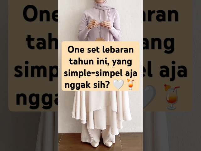 Gue mah simpel aja orgnya, begitu lah kira-kira untuk outfit raya tahun ini 😆✌🏻. #lebaran2025