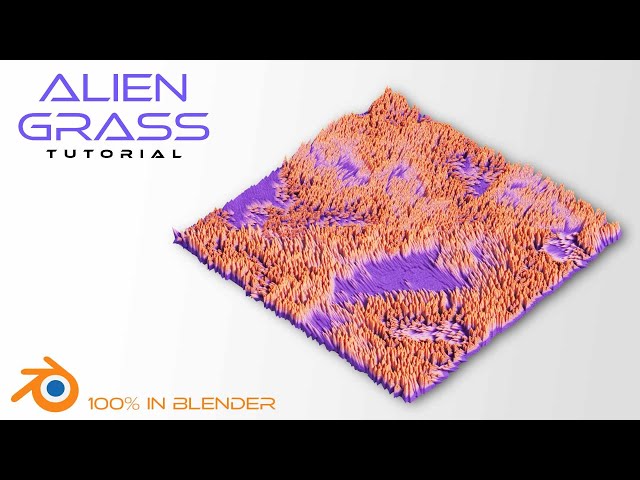 Animated Grass in Blender using Geometry Nodes