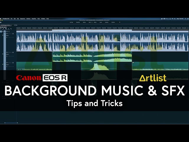 Background Music & SFX Tutorial | Artlist.io | EOS R