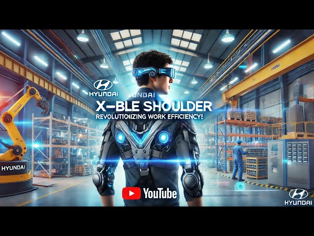 Hyundai X-ble Shoulder Robot For Workers! |Hyundai wearable Robot. @ai.forfuture#ai #hyundai #robot