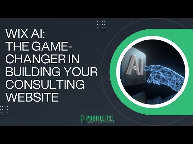 Wix AI: The Game-Changer in Building Your Consulting Website | AI Website Builder | Wix Website