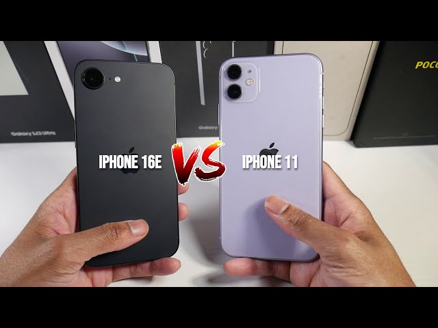 iPhone 16e VS iPhone 11 - Should You Upgrade? (Camera Comparison, PUBG & Display & Speed)