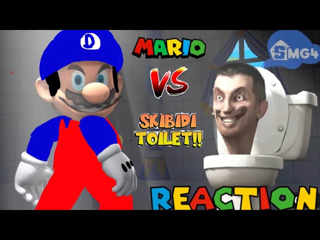 SMG4 MARIO VS SKIBIDI TOILET REACTION