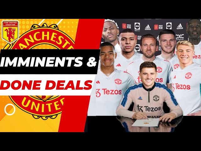 CONFIRMED DONE DEALS & IMMINENT SIGNINGS FOR MANCHESTER UNITED TODAY | 5TH EPISODE