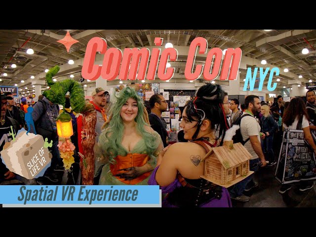 8k 3D NYC Comic Con: Best Cosplay, Comics, and Instagram Influencers w/ 360 spatial audio (PREVIEW)