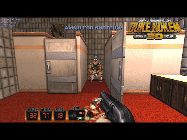 Duke Nukem 3D: 20th Anniversary World Tour - Ep1: L.A. Meltdown | E1M1: Hollywood Holocaust | 4K/60