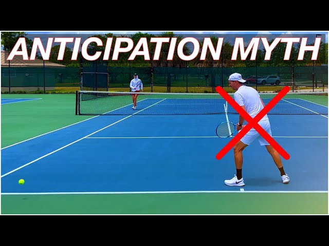 Anticipation in Tennis is UNNECESSARY Most of the Time | Learn When & How to Use it