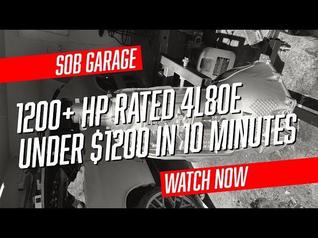 Build a 1200+HP rated 4L80E for under $1200 !!