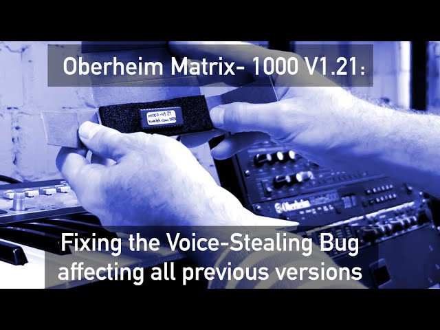 New Matrix-1000 V1.21 firmware fixes ancient voice stealing bug