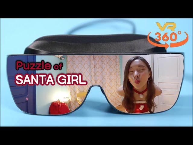 Puzzle of Santa Girl VR 360° 4K [All Scenes]