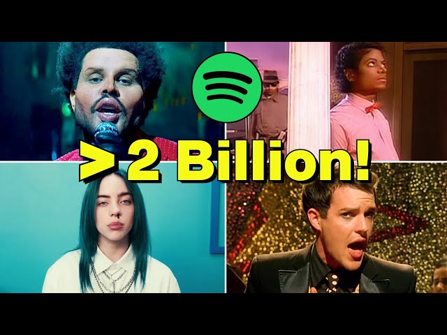 Every Song On Spotify With More Than 2 Billion Streams! (January 2025)