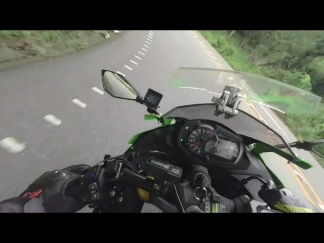 ZX-25R 峠道のぼり #vr180