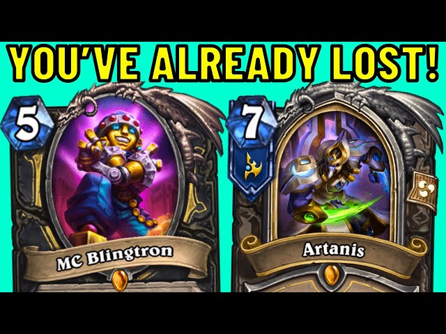 Fair and Balanced Hearthstone Gameplay! MC Blingtron Artanis OTK!